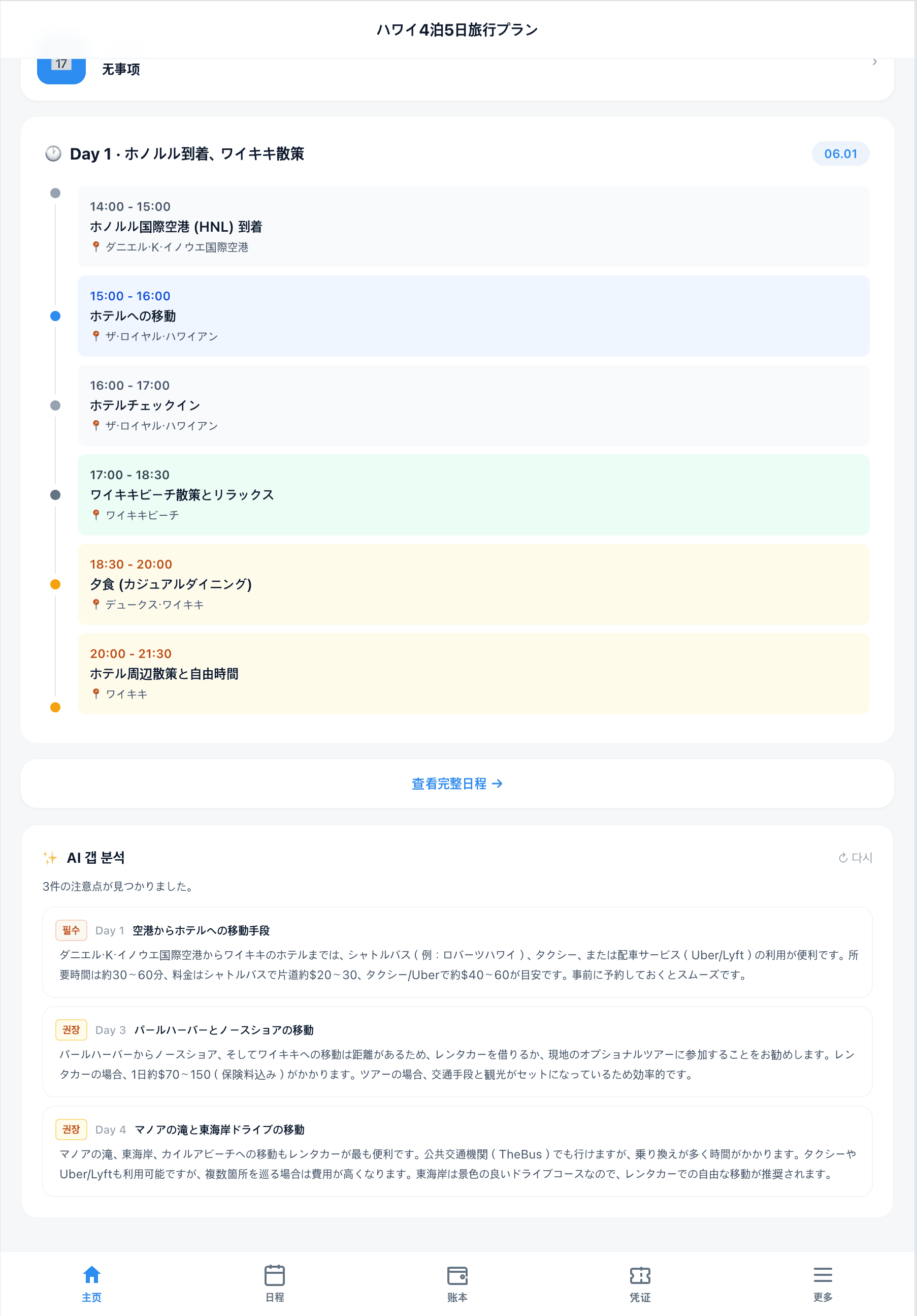 ウェブホーム — D-dayとDay 1タイムライン