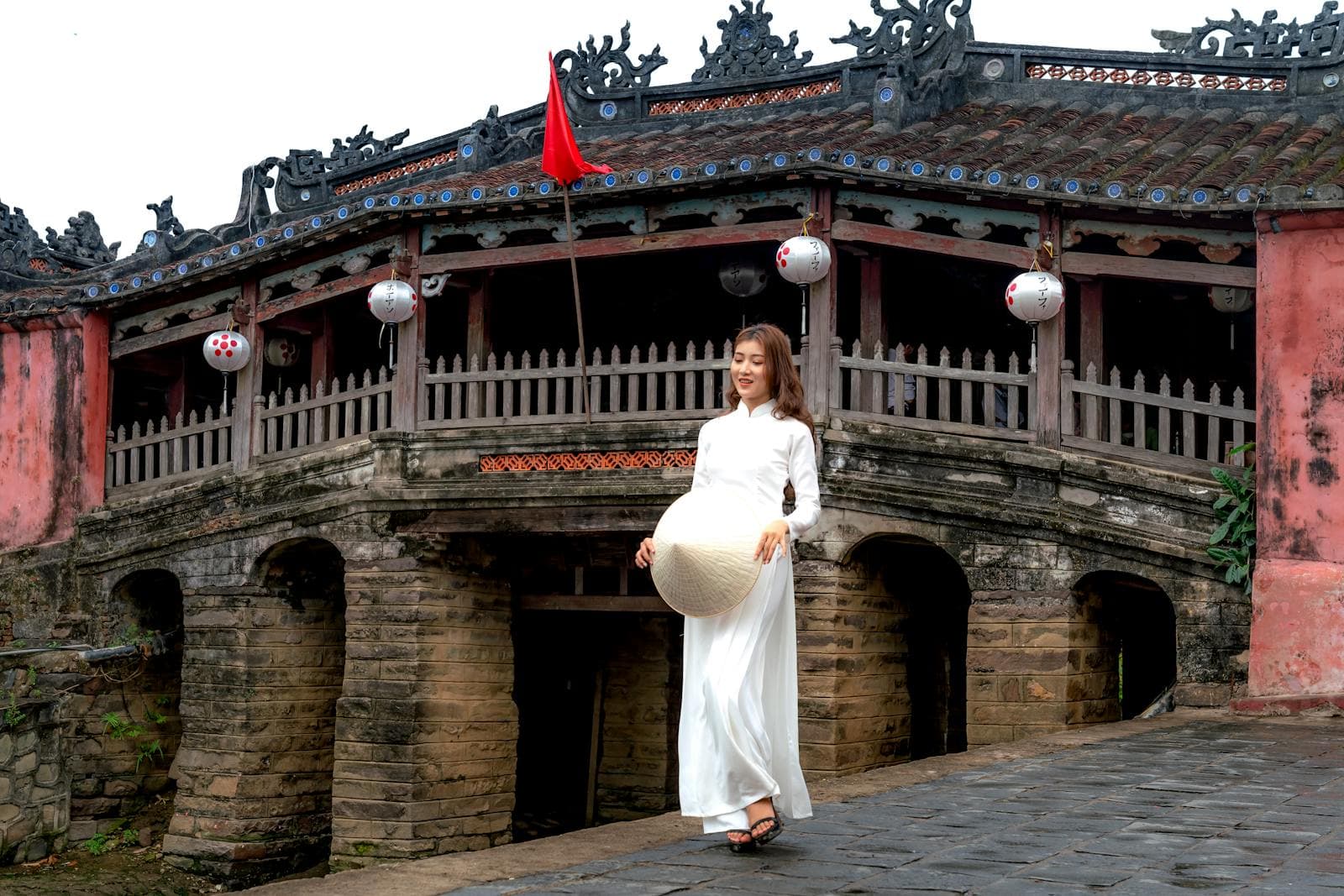 Hoi An Japanese Bridge, built by 16th-century Japanese merchants, the iconic covered bridge is included in the 120,000 VND old town combo ticket.