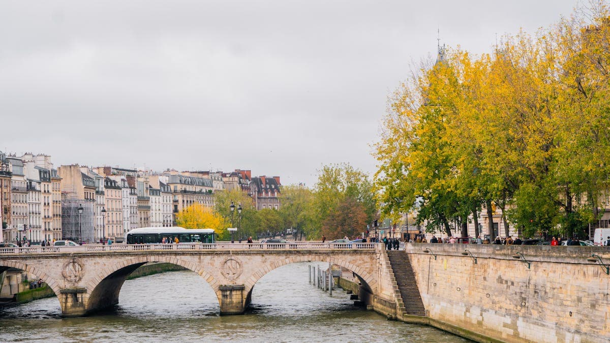 Paris, Seine riverbanks with stone bridges and centuries-old buildings, a UNESCO World Heritage landscape